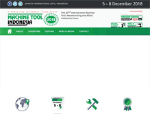 Tablet Screenshot of machinetoolindonesia.com